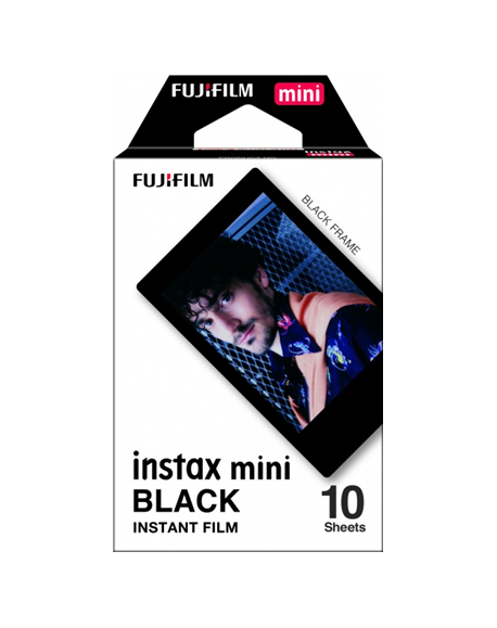 Fujifilm Instax Mini BLACK FRAME (10pl) Instant Film 54 x 86 mm