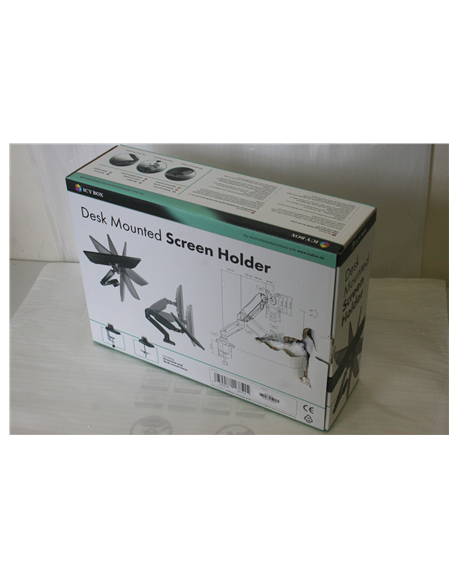 SALE OUT. ICY BOX IB-MS303-T Monitor stand with desk mounted base for a screen size up to 27" Raidsonic DAMAGED PACKAGING