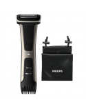 Philips Showerproof body groomer BG7025/15 Body groomer, Cordless, Number of length steps 5, Rechargeable, Lithium-ion, Operating time 80 min, Charging time 1 h, Black/Stainless