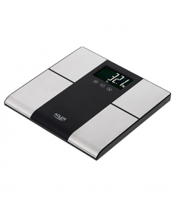 Adler Bathroom scale with analyzer AD 8165 Maximum weight (capacity) 225 kg, Accuracy 100 g, Body Mass Index (BMI) measuring, St