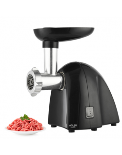 Adler Meat mincer AD 4811 Black, 600 W, Number of speeds 1, Throughput (kg/min) 1.8