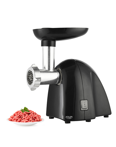 Adler Meat mincer AD 4811 Black, 600 W, Number of speeds 1, Throughput (kg/min) 1.8