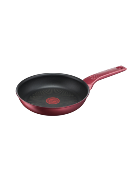 TEFAL Daily Chef Pan G2730422 Diameter 24 cm, Suitable for induction hob, Fixed handle, Red