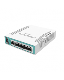 MikroTik Cloud Router Switch CRS106-1C-5S Combo SFP ports quantity 1, Ethernet LAN (RJ-45) ports 1, Desktop, Web Management, 5