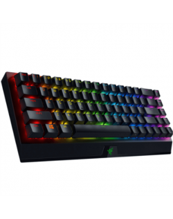 Razer BlackWidow V3 Mini HyperSpeed Mechanical Gaming Keyboard, RGB LED light, US, Wireless, Black, Yellow Switch