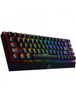 Razer BlackWidow V3 Mini HyperSpeed Mechanical Gaming Keyboard, RGB LED light, Nordic, Wireless, Black, Yellow Switch
