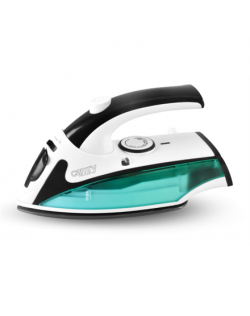 Camry CR 5024 White/green/black, 840 W, Steam Travel iron, Vertical steam function, Water tank capacity 40 ml