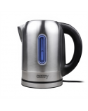 Camry Kettle CR 1253 With electronic control, 2200 W, 1.7 L, Stainless steel, Stainless steel, 360° rotational base