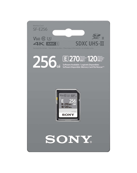 Sony SF-E256 256 GB, SDXC, Flash memory class 10