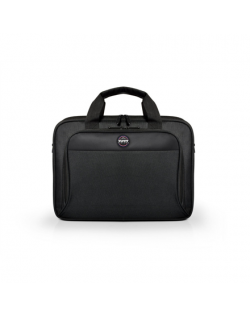 PORT DESIGNS HANOI II CLAMSHELL 105064 Fits up to size 15.6 ", Black, Shoulder strap, Messenger - Briefcase