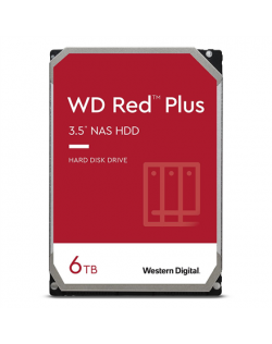Western Digital NAS Hard Drive Red Plus 5400 RPM, 3.5 ", 6000 GB