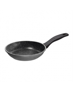 Stoneline Made in Germany pan 19045 Frying, Diameter 20 cm, Suitable for induction hob, Fixed handle, Anthracite