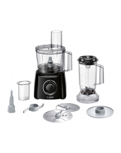 Bosch MCM3201B Food processor, 800W, Bowl capacity: 2.3L, 2 speed settings, Black Bosch Bosch MCM3201B Black, 800 W, Number of s