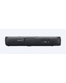 Sony ICD-PX370 MP3 playback, Black, 9540 min, MP3, Monaural, Mono Digital Voice Recorder with Built-in USB,