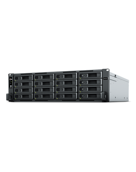 Synology Rack NAS RS2821RP+ Up to 16 HDD/SSD Hot-Swap, Ryzen V1500B Quad Core, Processor frequency 2.2 GHz, 4 GB, DDR4, RAID Bas