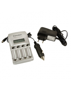Camelion Ultra Fast Battery Charger BC-0907 1-4 AA/AAA Ni-MH Batteries, Pulse Charging Technology
