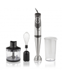 Gallet Blender Naucelle 3in1 GALMIX435 Hand Blender, 500 W, Number of speeds 2, Chopper, Ice crushing, Black/Stainless steel