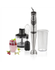 Gallet Blender Naucelle 3in1 GALMIX435 Hand Blender, 500 W, Number of speeds 2, Chopper, Ice crushing, Black/Stainless steel
