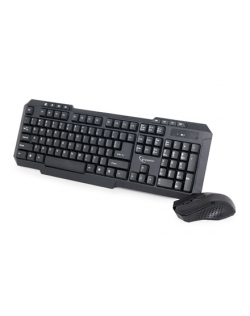 Gembird Desktop Set KBS-WM-02 Wireless, Wireless, Keyboard layout US, US, Mouse included, Numeric keypad, 450 g, Bluetooth, No, 