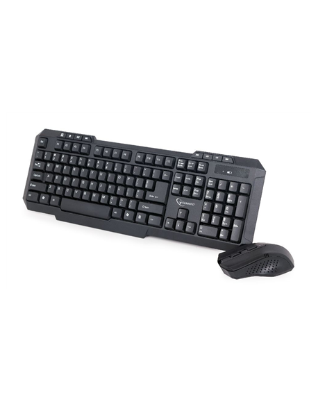 Gembird Desktop Set KBS-WM-02 Wireless, Wireless, Keyboard layout US, US, Mouse included, Numeric keypad, 450 g, Bluetooth, No, 