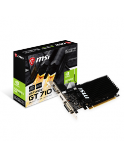 MSI GT 710 2GD3H LP NVIDIA, 2 GB, GeForce GT 710, DDR3, PCI Express 2.0 x16 (uses x8), HDMI ports quantity 1, Memory clock speed