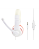 Gembird Stereo Headset MHS 03 WTRD White with Red Ring, Headset