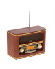 Adler Retro Radio AD 1187 Display LCD, AUX in, Wooden, Alarm function