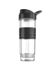 Adler Blender AD 4081 Tabletop, 800 W, Jar material BPA Free Plastic, Jar capacity 0.57 and 0.4 L, Ice crushing, Black/Stainless