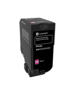 Lexmark Corporate 74C2SME Laser Toner Cartridge, Magenta