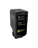 Lexmark Corporate 74C2SYE Laser Toner Cartridge, Yellow