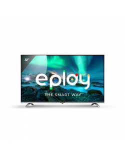 Allview Smart TV 32ePlay6100-H/1 LED TV, 32" (81cm), Smart TV, Android 9.0, FHD, 1366x768 pixels, Wi-Fi, DVB-T/T2/C/S/S2, Black /Silver