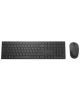 Dell Pro Keyboard and Mouse (RTL BOX) KM5221W Wireless, Wireless (2.4 GHz), Batteries included, US International (QWERTY), Black