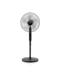 ETA Naos Fan ETA260790000 Stand Fan, Number of speeds 4, 50 W, Oscillation, Diameter 43 cm, Black