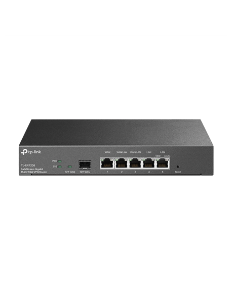 TP-LINK SafeStream Gigabit Multi-WAN VPN Router TL-ER7206 10/100/1000 Mbit/s, Ethernet LAN (RJ-45) ports 2, 2 Changeable Gigabit