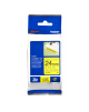 Brother TZe-S651 Strong Adhesive Laminated Tape Black on Yellow, TZe, 8 m, 2.4 cm