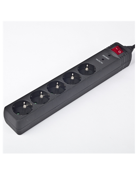 EnerGenie Surge Protector SPG5-C-15/ 4.5 m/ 5 Sockets/ Black