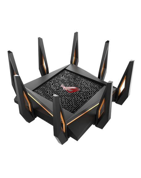 Asus GT-AX11000 Tri-band WiFi Gaming Router ROG Rapture 802.11ax, 10/100/1000 Mbit/s, Ethernet LAN (RJ-45) ports 4, Antenna type