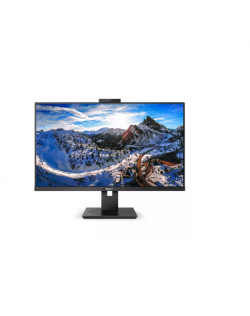 Philips LCD monitor with USB-C Dock 326P1H/00 31.5 inch/80 cm, QHD, 2560 x 1440 pixels, IPS, 16:9, Black, 4 ms, 350 cd/m², W-LED