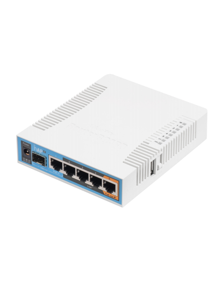 MikroTik RB962UiGS-5HacT2HnT hAP ac 802.11ac, 2.4/5.0, 10/100/1000 Mbit/s, Ethernet LAN (RJ-45) ports 5, MU-MiMO Yes, PoE in/out