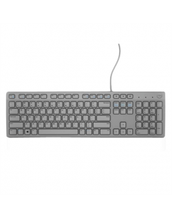 Dell KB216 Multimedia, Wired, Keyboard layout EN, Grey, English, Numeric keypad