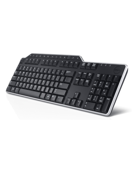Dell Keyboard KB-522 Business Multimedia, Wired, Keyboard layout Russian, Black, Wireless connection No, Russian, USB 2.0, Numer