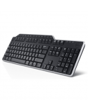 Dell Keyboard KB-522 Business Multimedia, Wired, Keyboard layout Russian, Black, Wireless connection No, Russian, USB 2.0, Numeric keypad