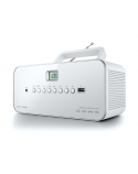 Muse M-28RDW White, Portable radio CD/MP3 Player with USB