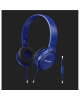 Panasonic Overhead Stereo Headphones RP-HF100ME-A Over-ear, Microphone, Blue