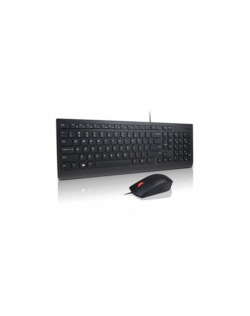 Lenovo 4X30L79928 Keyboard and Mouse Combo - Estonia, Wired, Keyboard layout Estonian, USB, Black, Numeric keypad
