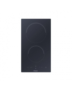 Candy Domino Ceramic Hob CID 30/G3 Induction, Number of burners/cooking zones 2, Touch control, Timer, Black