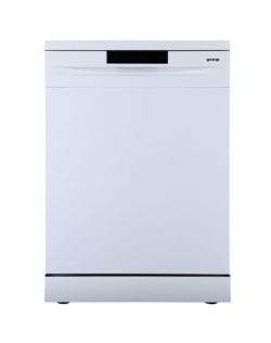 Gorenje Dishwasher GS620E10W Free standing, Width 85 cm, Number of place settings 14, Number of programs 4, Energy efficiency class E, Display, White