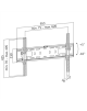 Logilink BP0018 TV Wall mount, 37"-70", tilt+5°-10°, 56mm