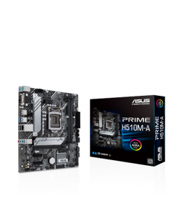 Asus PRIME H510M-A Processor family Intel, Processor socket LGA1200, DDR4, Memory slots 1, Supported hard disk drive interfaces 