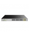 D-Link Switch DGS-1026MP Unmanaged, Rack mountable, 1 Gbps (RJ-45) ports quantity 24, SFP ports quantity 2, PoE/Poe+ ports quantity 24, Power supply type Single